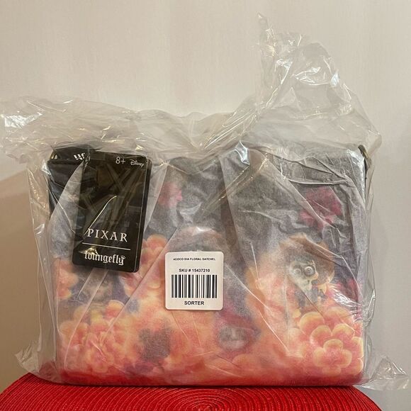 Loungefly Disney Pixar Coco Chibi Satchel Bag NWT - Picture 4 of 4